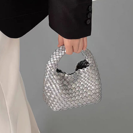 Woven PU Tote Bag / Sac Tressé PU