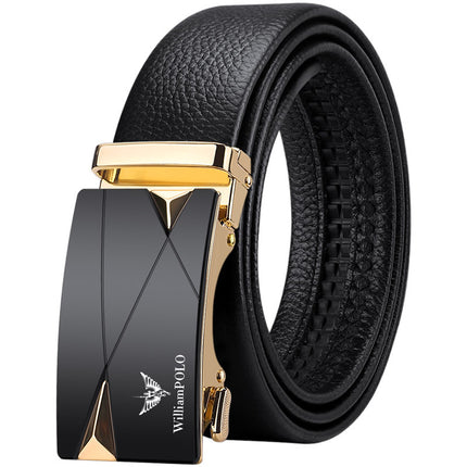 Emperor Paul Belt Men's Genuine Leather High-End Belt Men's Classy Business Casual Belt Men's Wholesale