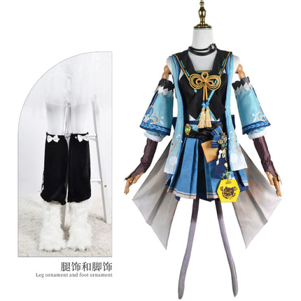 Beishui Trading Original God Rice Wife New Character Qi Liangliang cosplay Costume Grass Sagittarius Qi Liangliang cos Costume