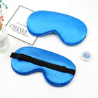 Simulated silk adjustment buckle blue