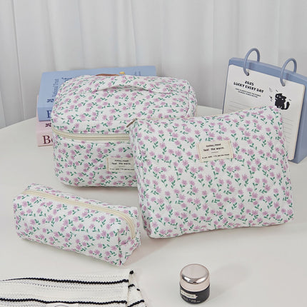 Large-Capacity Partitioned Makeup Bag, High-End Portable Storage Bag, Wholesale in Stock, Exclusively for Cross-Border Sales, Supports Labeling and Dropshipping