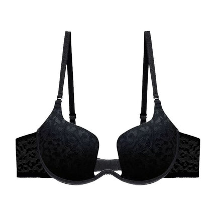 New Traceless Ginning U-shaped plus size Bra Push-up Anti-sagging Deep V-top Thin Mould Cup Underwear for Women