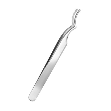 Beginner's False Eyelash Tweezers, Eyelash Artist's Eyelash Grafting Tools, Stainless Steel Tweezers, Precision Eyelash Beauty Tool Set