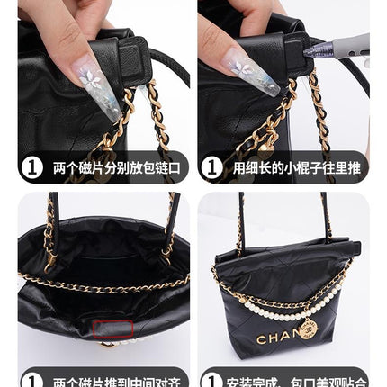 Factory direct suitable for Chanel 22bagmini sealing magnetic buckle garbage bag inner bag anti-wear sheet