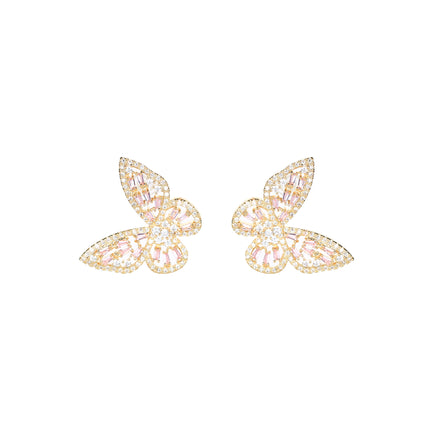 Earrings 2022 new fashion slimming light luxury design exquisite butterfly style high-end earrings for women fashion all-matching