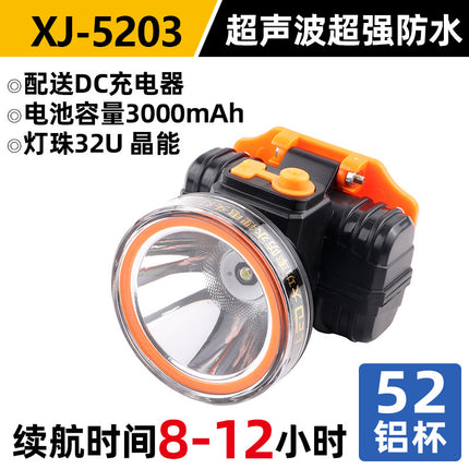 Headlight Strong Light Outdoor Special Led Ultra-Long Battery Life Rechargeable Waterproof Searchlight Super Bright Night Fishing Long-Range Fishing Light