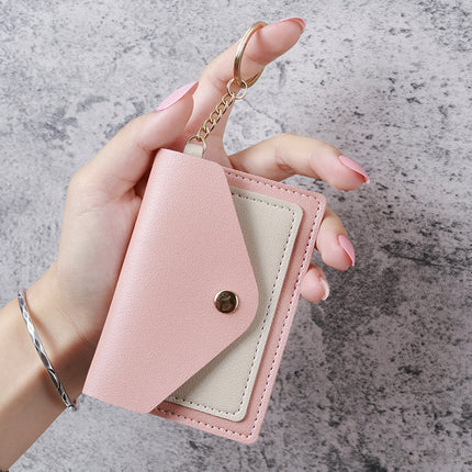 Cross-border New Creative Fashion Small Card Bag Women's Candy Color Keychain Jewelry Student Bus Card Holder Wholesale