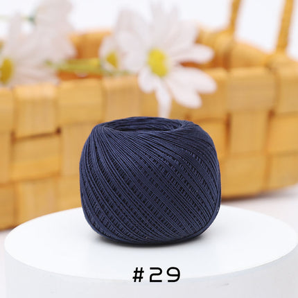No. 10 Lace Thread Micro Hook Shuttle Weaving Handmade DIY Miniature Doll Fine Wool Crochet Ball 20g Wholesale