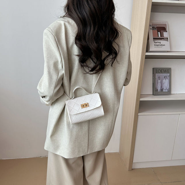 Compact Wholesale Korean Style Bags, Light Luxury Embossed Niche Material Small Square Bags, Crossbody Bags, Women's Fashion Pu Versatile Bags