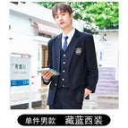 Men's navy blue suit / S