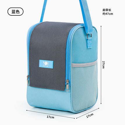 Large-Capacity Square Insulated Bag, Thickened Aluminum Foil Lunch Box Storage, Office Worker Portable Large Opening Lunch Bag, Picnic