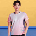 A326 white pink men's top / M
