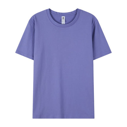New 2025 Spring Men's and Women's T-Shirts DIY Printed Pullover Short-Sleeved Fashionable Round-Neck Casual Advertising Shirts Group Uniforms