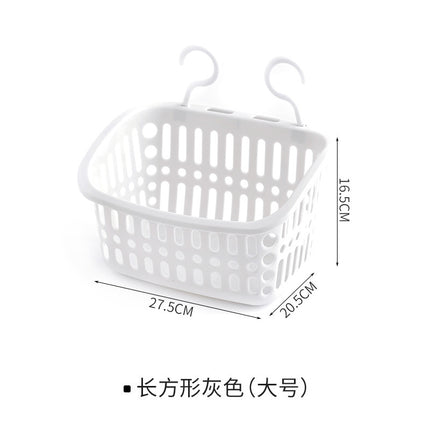 Hanging Storage Basket Bathroom Hanging Basket Bathroom Plastic Bath Basket Storage Basket Wall Hanging Storage Basket Waterproof