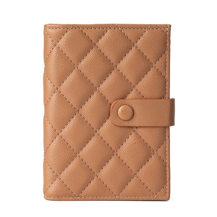 Travel Passport Holder Storage Bag, Classy Small Fragrance Style, Can Hold Wallet, Card Holder, All-In-One Passport, Good-Looking Female Multi-Function