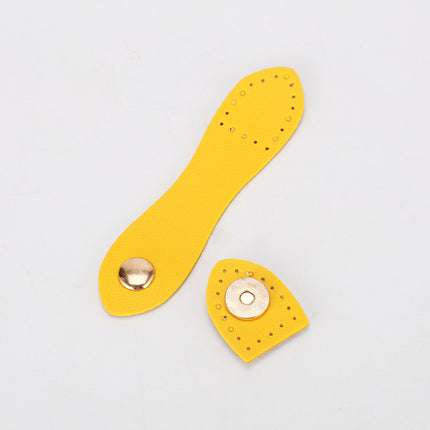 Magnetic buckle gourd-shaped buckle diy all-match simple stitching leather buckle luggage accessories in stock