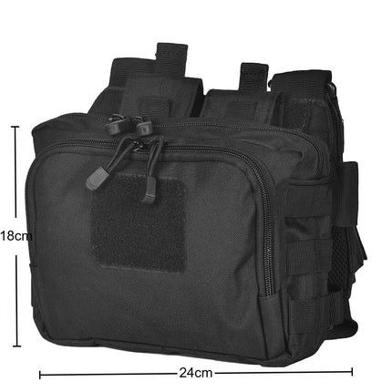 Outdoor Multifunctional Tactical Crossbody Bag, Sports Shoulder Bag, Water-Repellent Military Fan Multifunctional Magazine Pistol Storage Bag