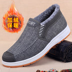 HJ-gray-cotton shoes / 40
