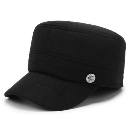Autumn and winter Lei Feng hat men's warm hat for the elderly thickened fleece-lined winter foreign trade cross-border winter knitted hat wholesale