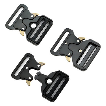 Metal belt buckle Cobra tactical socket zinc alloy buckle luggage hardware accessories safety buckle belt adjustment