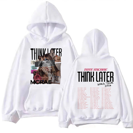 Tate Mcrae the Think Later World Tour 2024 Tour Hoodie Haraj