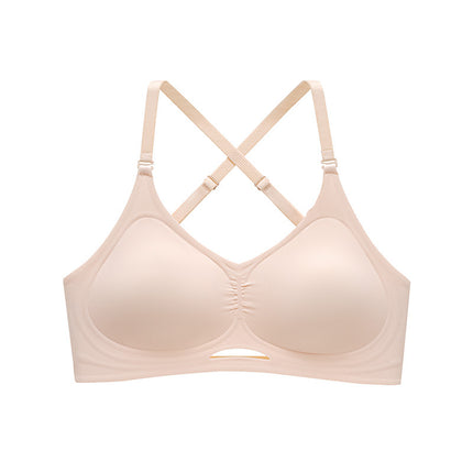 2024 Big U Beautiful Back New Exterior Enlarged Breast Underwear Cartoon Chest Shown Chest Big Push-up Shaping Chest Goddess Traceless Sexy