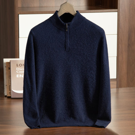 Cashmere Half Turtleneck Sweater Men / Pull Col Roulé Cachemire Homme