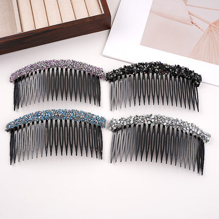 Hair Clips for Women, Clips for Tidying up Stray Hair at the Back of the Head, Insert Combs, Bangs Hairpins, Hair Accessories, Headbands, Rhinestone Rows, Non-Damaging to Hair
