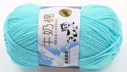 Five-Strand Milk Cotton Wool Ball Wholesale Medium Thick Thread Crochet Doll Shoes Scarf Handmade DIY Knitting Material Package