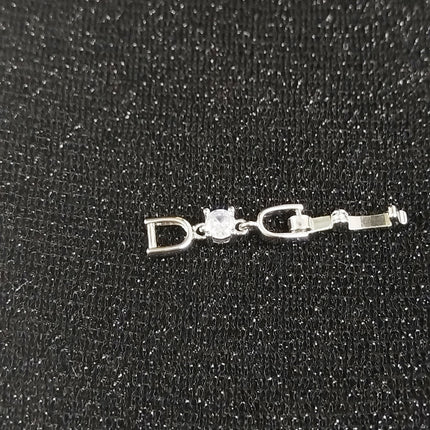 Joker bracelet necklace extended chain plated real platinum zircon 3cm lengthened first jewelry button accessories factory outlet
