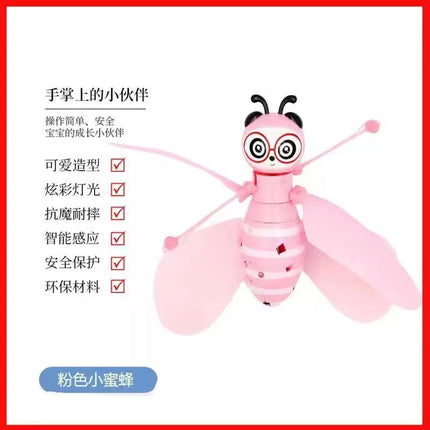 New electroplating flying violent bear induction aircraft suspension induction aircraft luminous aircraft children's toys