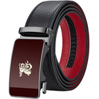Black face of gun buckle [black outside and red inside]-counter gift box / 105cm