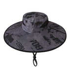 Light plate bucket hat-camouflage dark gray