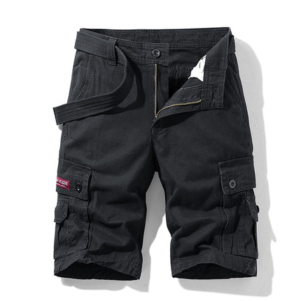 Summer Men's Fashionable Multi-Pocket Workwear Shorts Thin Casual Fashion 95555 Cross-Border for Amazon