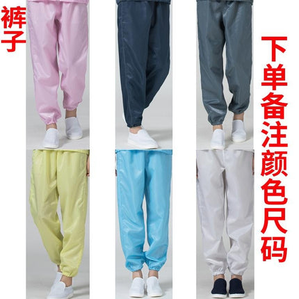 Static dust-free clothes overalls spray paint whole body one-piece suit blue men and women clean dust-proof clothes split washable