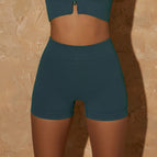 dark green shorts / S