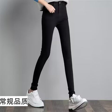 Vintage Niche Loose Drape Wide-Leg Jeans for Women Spring New Design Distressed Versatile Floor-Length Pants