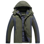 Army green plus velvet thickened men / L [52.50 kg-57.50 kg]]