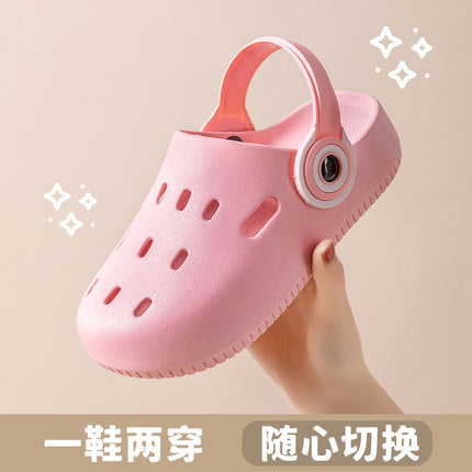 Thick-Soled Height-Increasing Clogs for Women, Summer 2025 New Model, Outdoor and Indoor Home Slippers, Closed-Toe Sandals for Men, Non-Slip