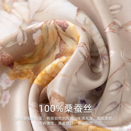 Carefully Selected Gifts for Mom and Mother-In-Law, Mulberry Silk Scarf, High-End Scarf, Double-Sided Scarf for Women