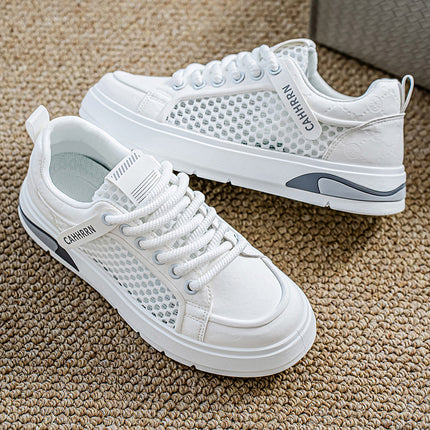 Men's Shoes 2026 New Style Breathable Fashion Simple Personality Sports Casual Versatile Flat Lightweight Sports Sneakers