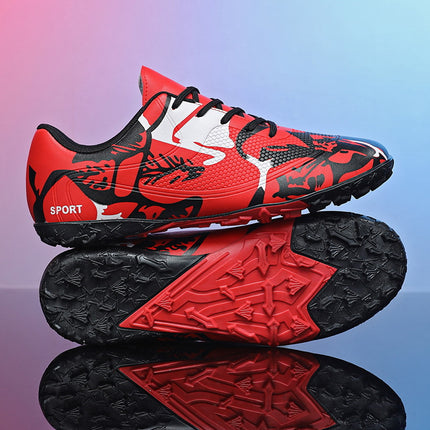 Professional Training Football Shoes Low-top Leather Spikes Football sneaker Low-top Youth Sneakers plus size Cross-border
