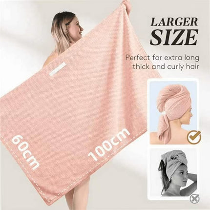 Individually Packaged Quick-Drying Hair Drying Cap Thickened New Super Absorbent Hair Drying Towel Absorbent Quick-Drying Women's Long Hair Household Soft