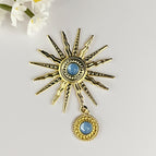 Sky blue beads