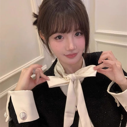 French Rich Family Dirty suit Chanel Style Coat Fluffy Dress High-end Small Dress Two-piece Set Spring and Autumn