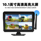 10.1inch car wireless display four-channel bsd+4 magnetic solar cameras