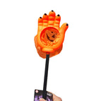 Orange hand candy bag