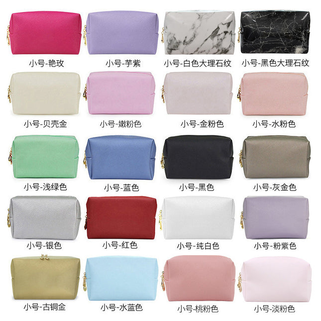 Cross-Border Popular Dopamine Makeup Bag, Portable Travel Toiletry Storage Bag, Clutch Bag, Waterproof Makeup Storage Bag