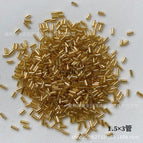 Large quantity and excellent price / [m32] 1.5*3mm tube beads [1.5 tube]