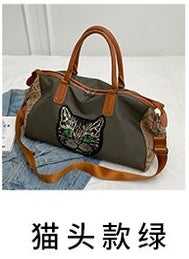 Internet Celebrity Travel Bag Women's Portable Korean Style Short-Distance Large-Capacity Luggage Bag Fitness Bag Trendy Lightweight Travel Bag Travel Bag
